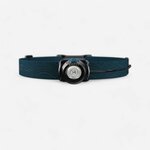 Lampada frontale Evadict ONTRAIL 250 con fascia blu scuro vista di fronte