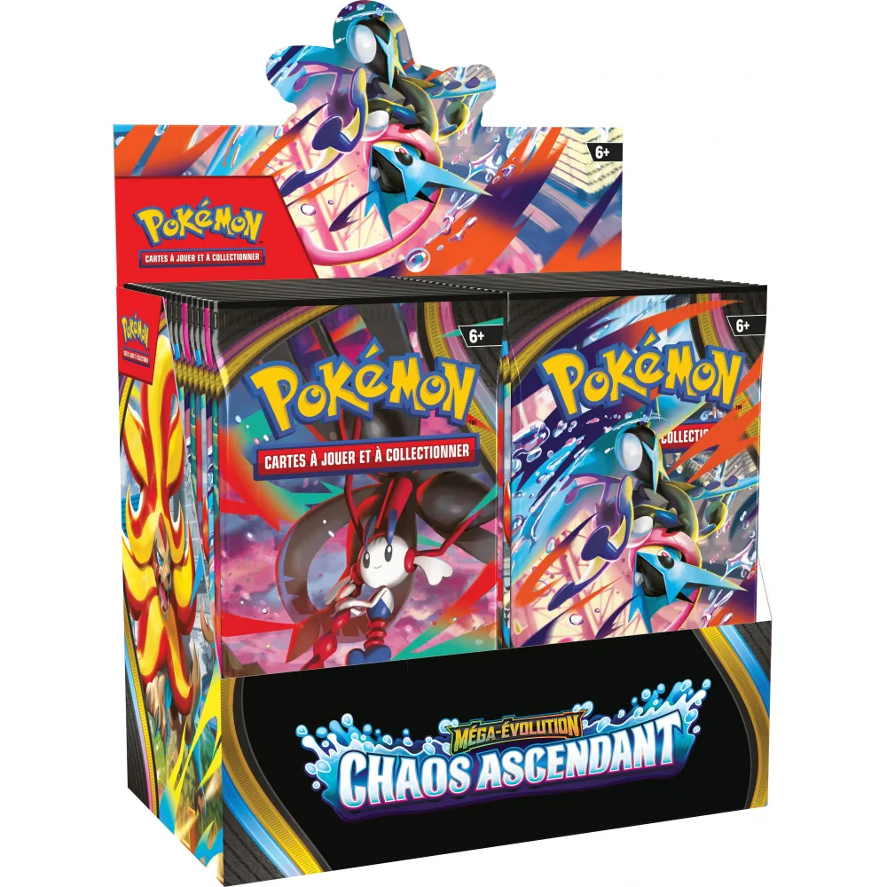 Display Pokémon Méga-Évolution Chaos Ascendant ME04 FR