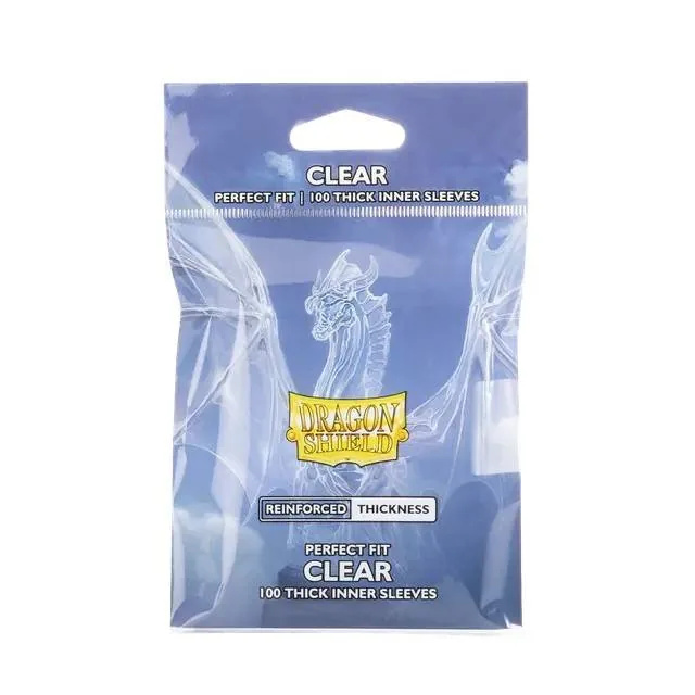 Dragon Shield Perfect Fit Thick Inner Sleeves Clear — 100 pièces
