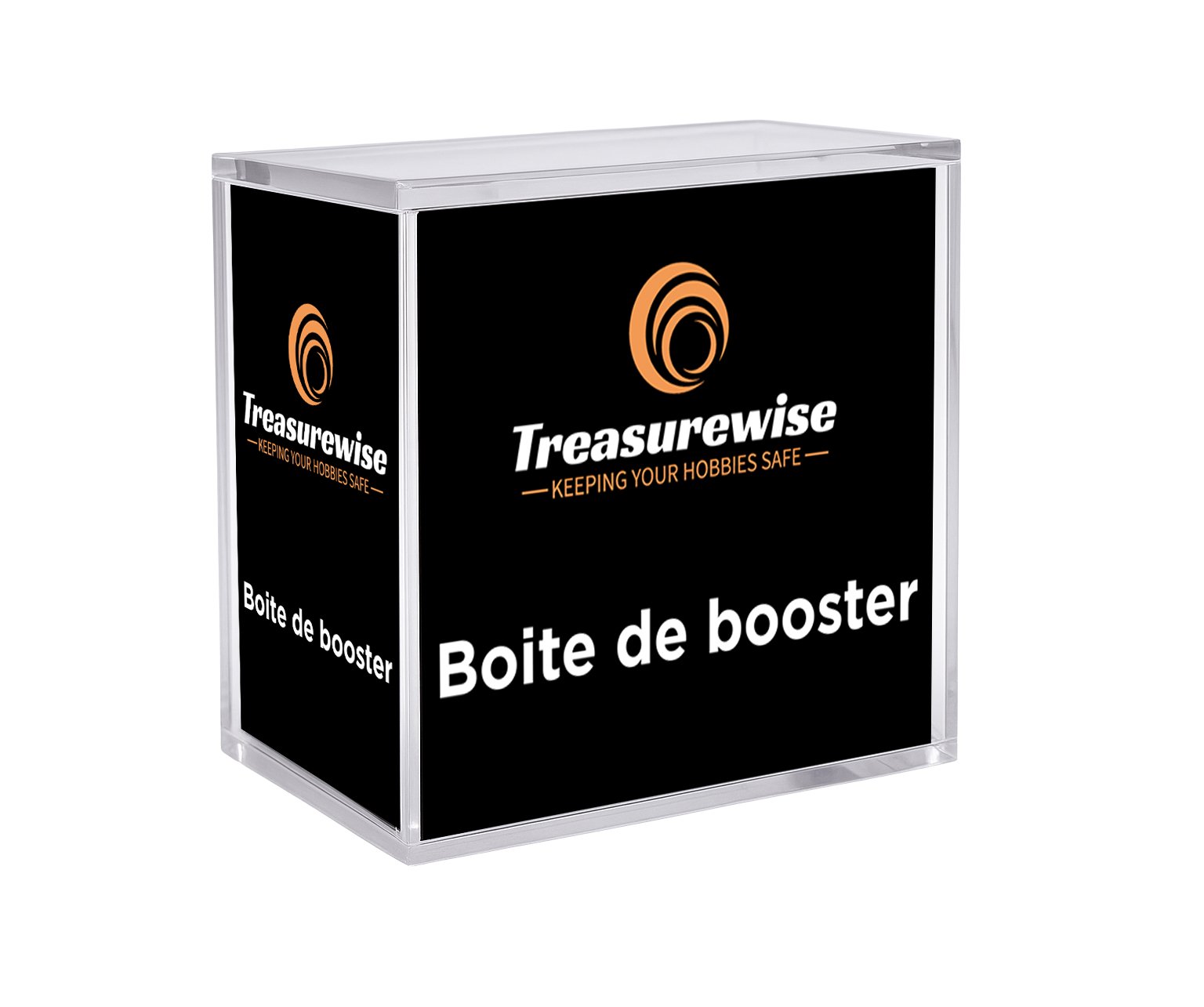 Protection acrylique pour display de boosters FR