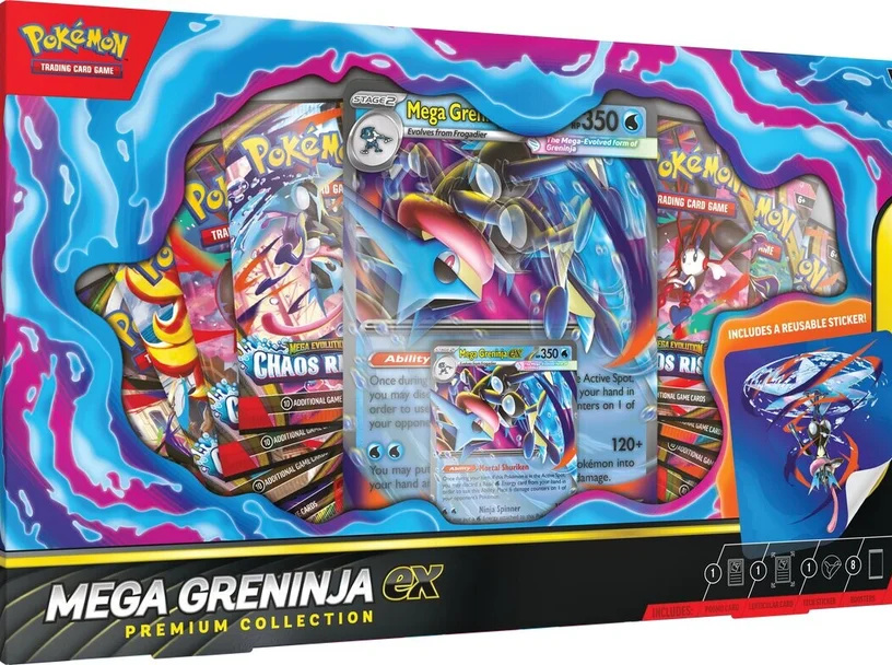 Mega Greninja ex Premium Collection Pokémon TCG : contenu et sortie