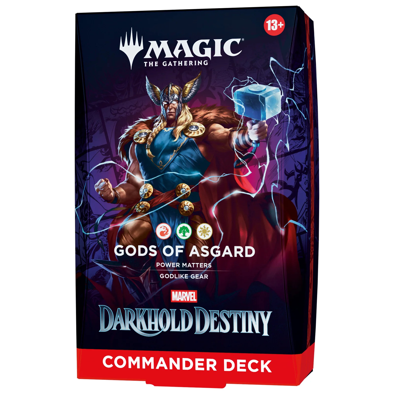 Marvel: Darkhold Destiny Deck commander display (4 decks) - EN — vue 3