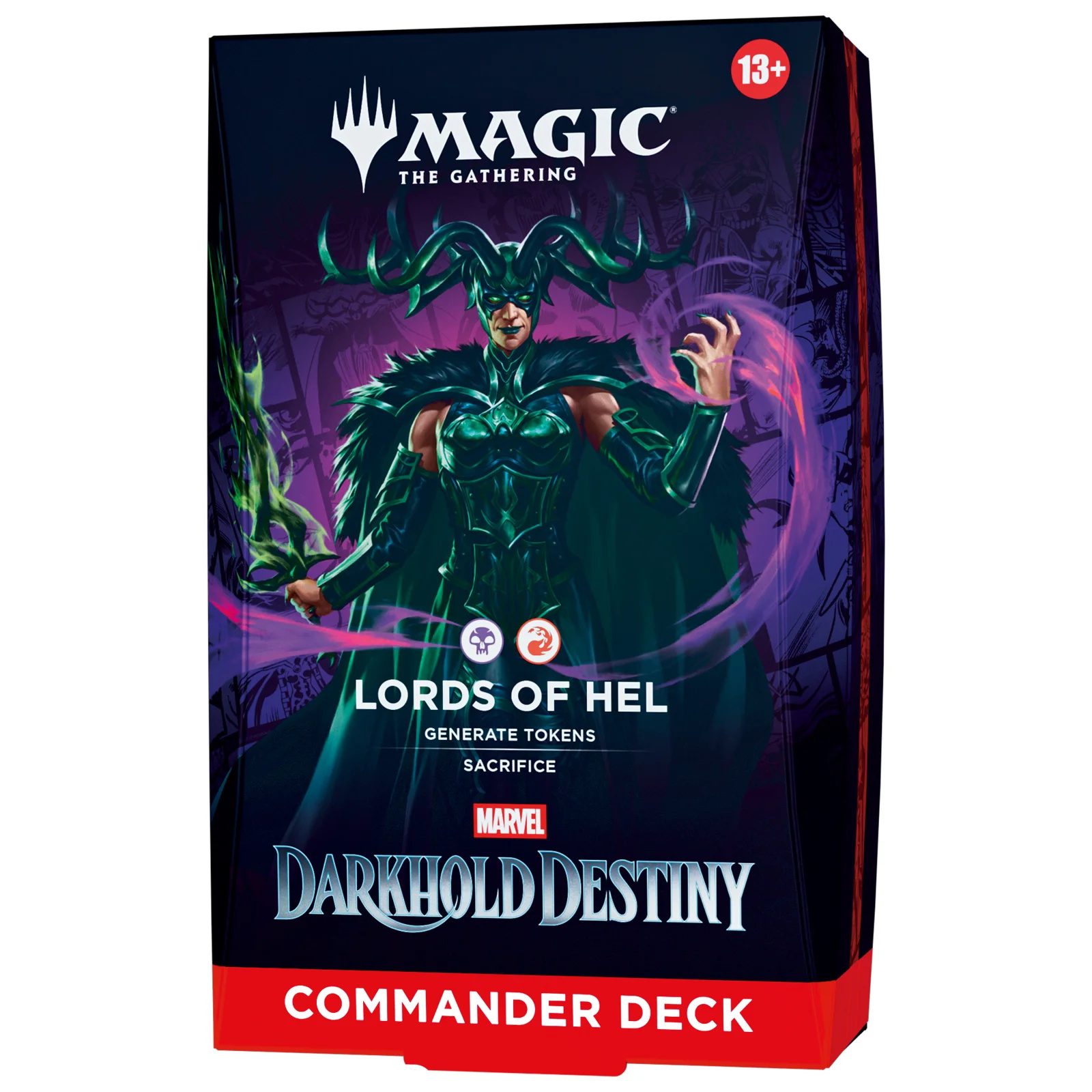 Marvel: Darkhold Destiny Deck commander display (4 decks) - EN — vue 5