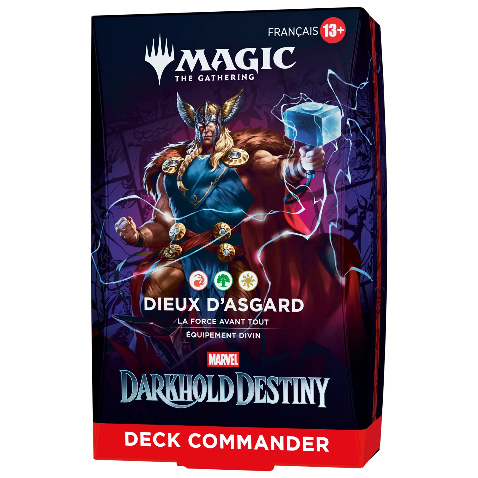 Marvel: Darkhold Destiny Deck commander display (4 decks) - FR — vue 3
