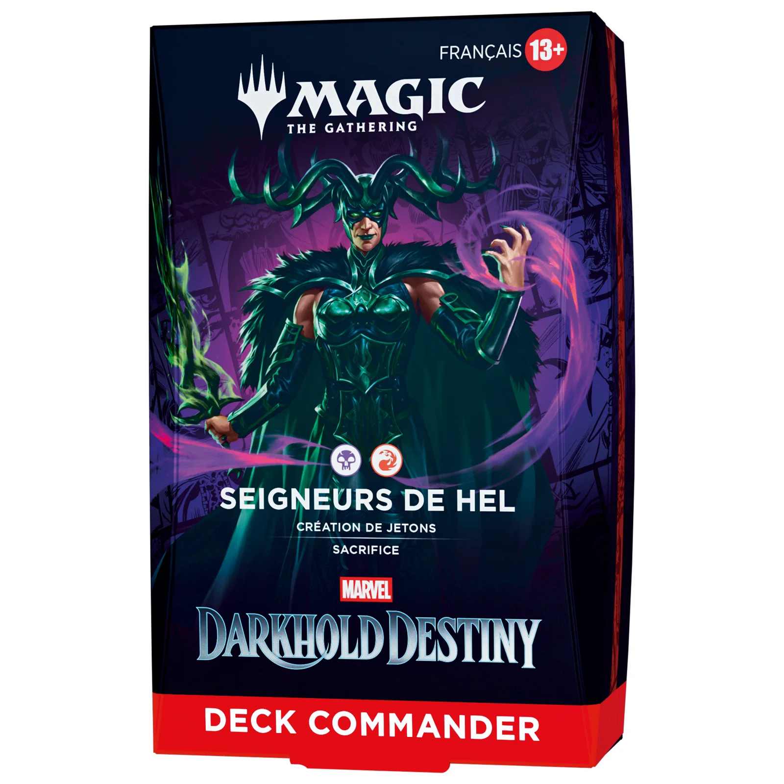 Marvel: Darkhold Destiny Deck commander display (4 decks) - FR — vue 5