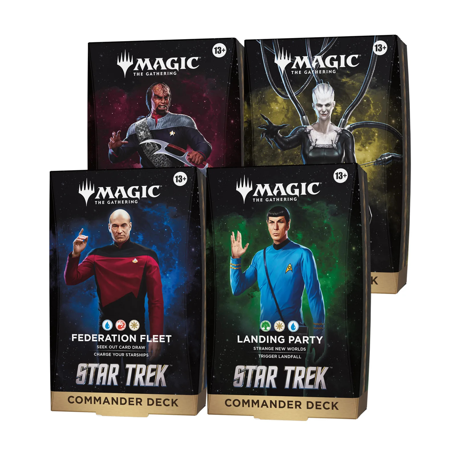 Coffret 4 Decks Commander Star Trek FR — Sortie 2026-11-13