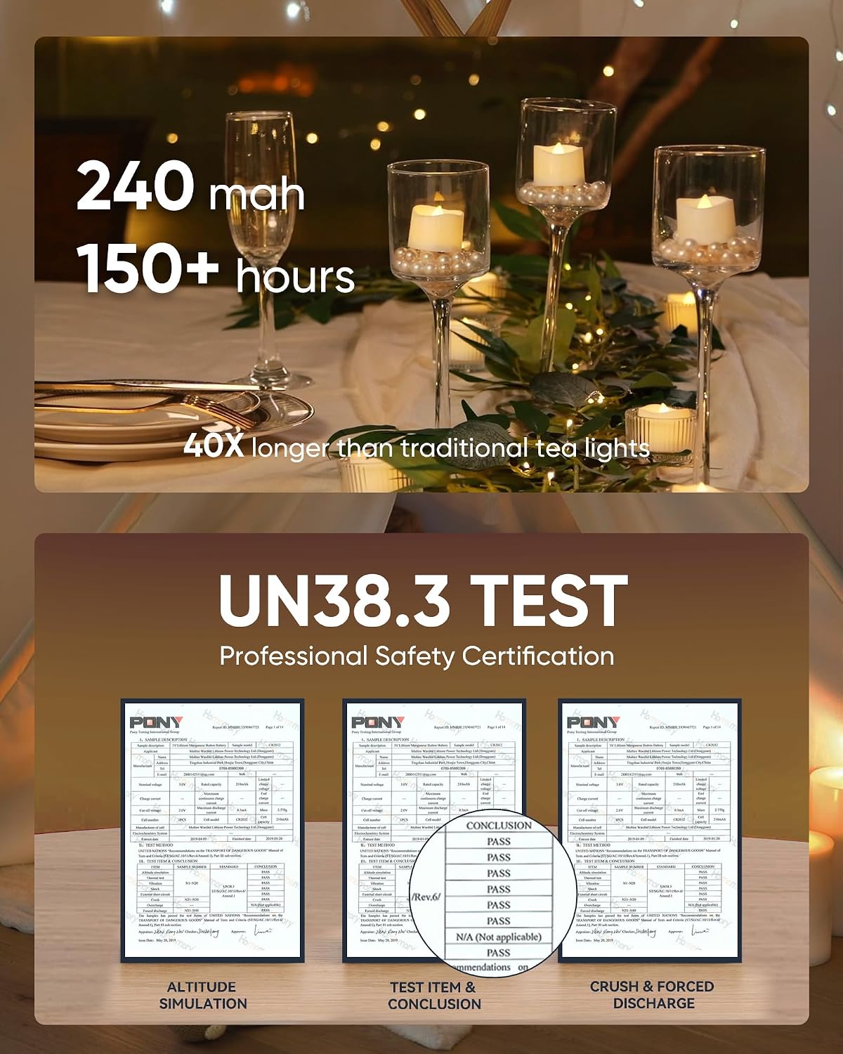 Homemory 12 led teelichter mit Timer, elektrische flackernde batteriebetriebene Kerzen, 6 Stunden an und 18 Stunden aus, 3. 5
