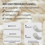 BEDELITE Kuscheldecke Flauschig Deko Decke für Sofa, Cremeweiß, 125x150 Cremeweiß 125 x 150 cm 5