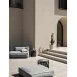 blomus Windlicht CALMA | Kerzenhalter aus hochwertigem Beton und Glas | Farbe Light Gray | Größe M | 12L x 12B x 20H cm | I 3