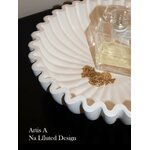Handgefertigte Rüschenschale – Elegante Dekoschale im Jakobsmuschel-Design, Vintage Obstschale & Ringschale, Ästhetische Bl 2