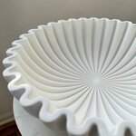 Handgefertigte Rüschenschale – Elegante Dekoschale im Jakobsmuschel-Design, Vintage Obstschale & Ringschale, Ästhetische Bl 9