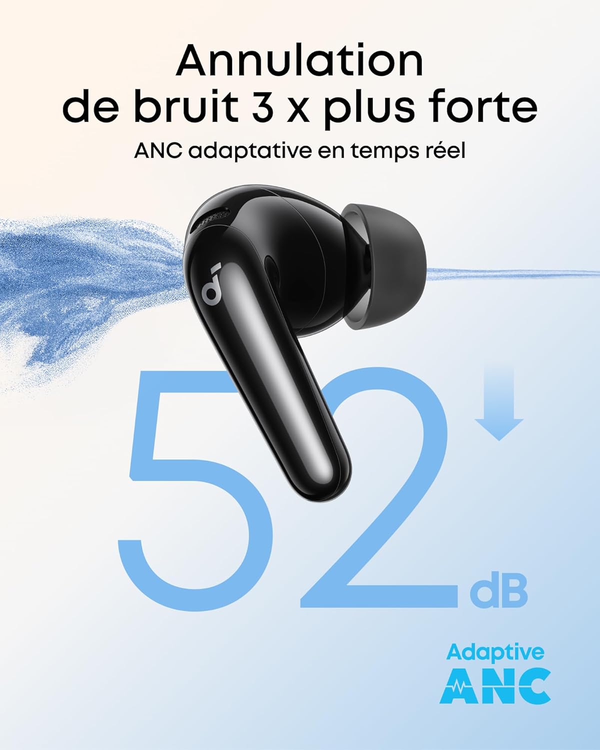 Réduction de bruit adaptative des écouteurs P31i