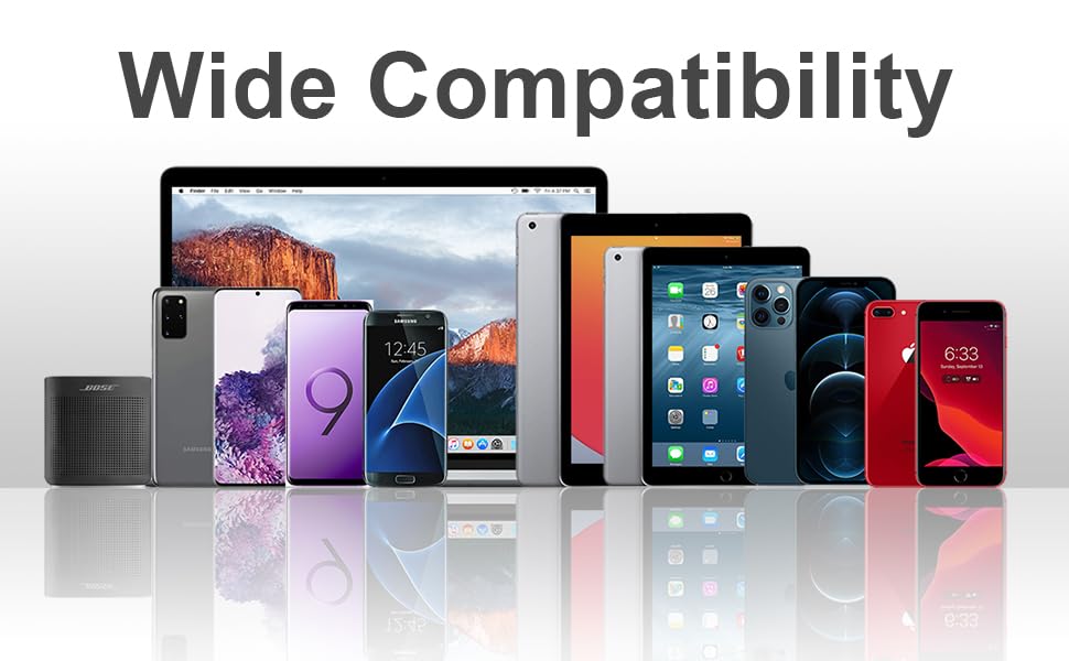 Câble compatible avec les téléphones, tablettes et liseuses