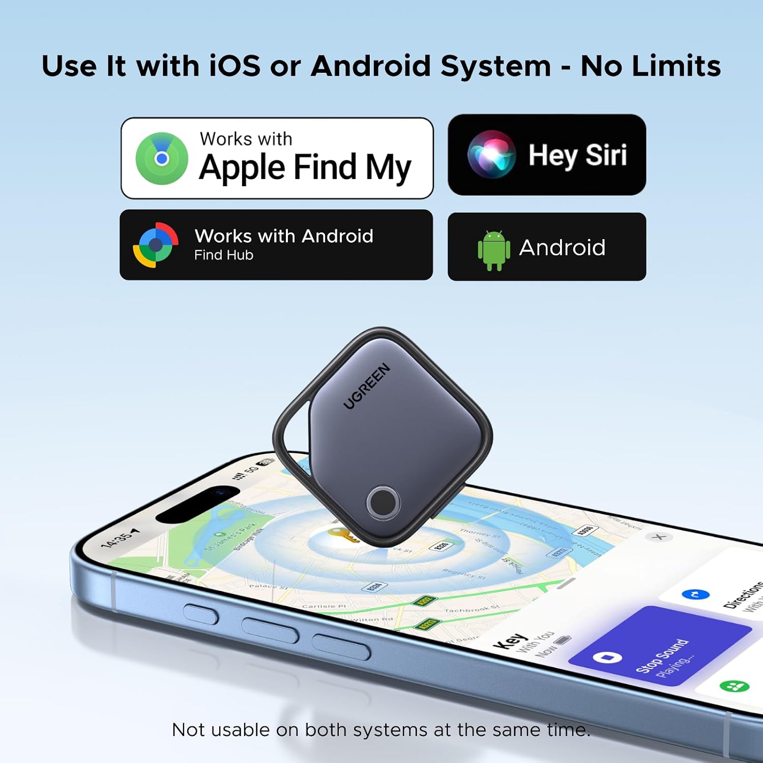 Traceur compatible avec Localiser dApple et Trouver mon appareil de Google