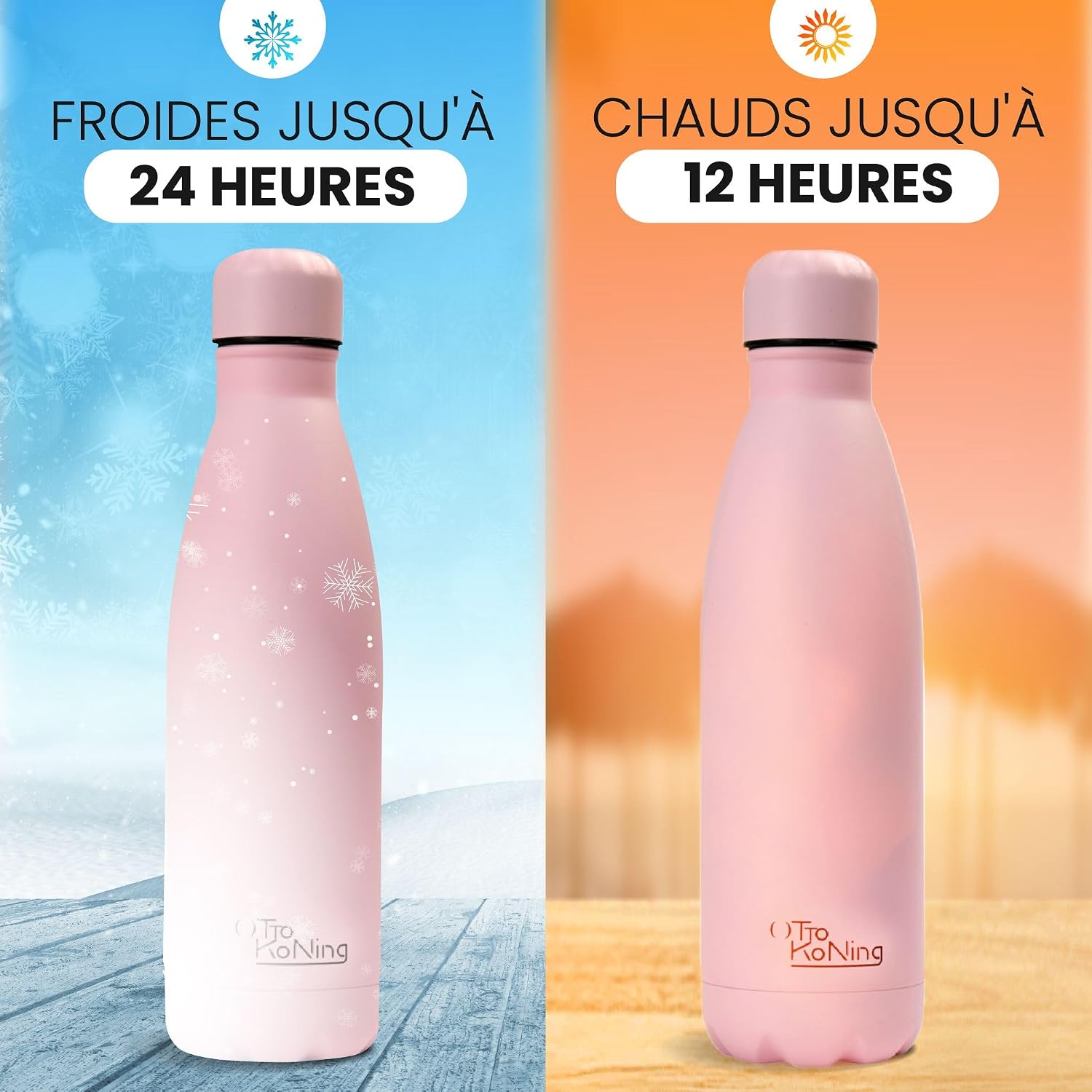 Boisson froide 24 heures, chaude 12 heures
