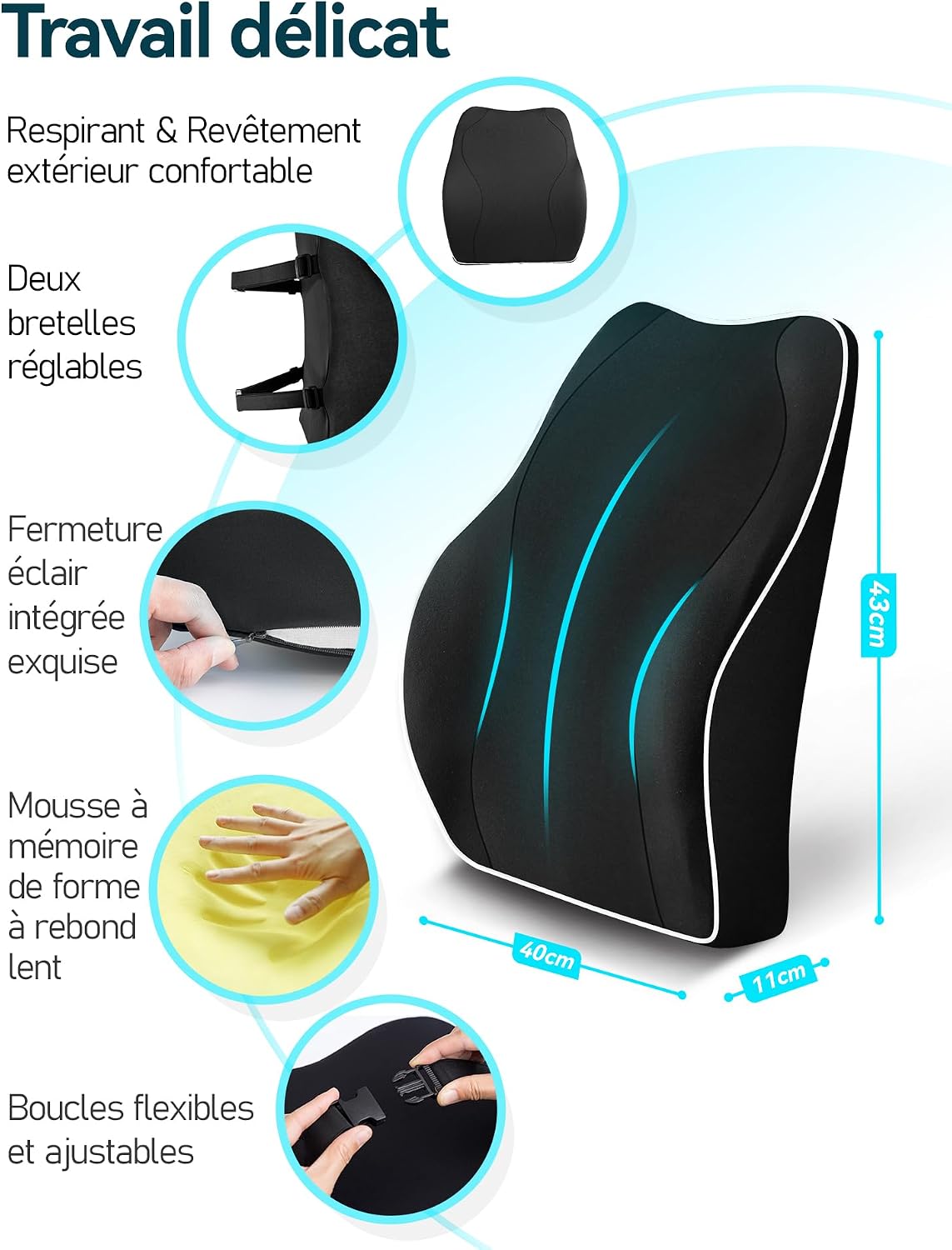 Mousse à mémoire de forme qui reprend sa forme