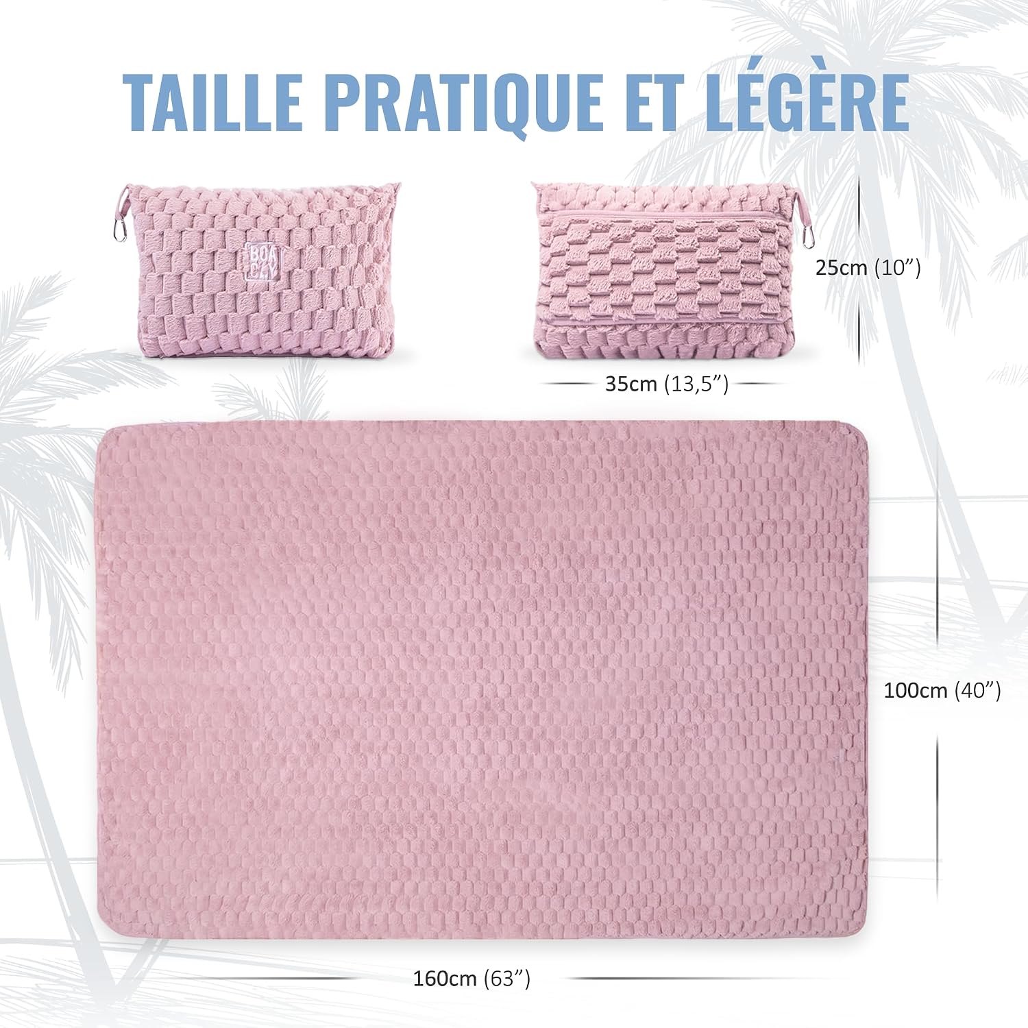 Dimensions de la couverture dépliée et de la pochette