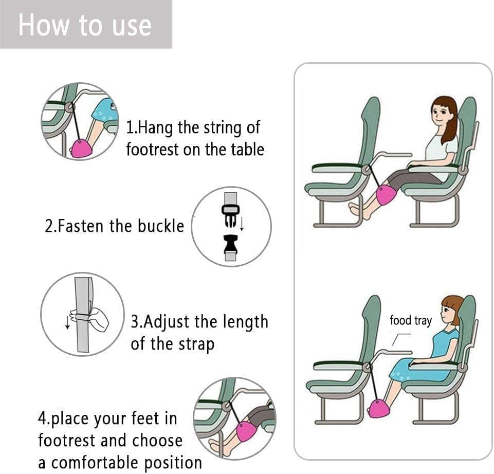 Mode demploi du repose-pieds en quatre étapes