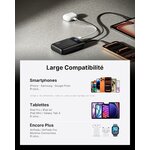 Batterie compatible téléphones, tablettes et écouteurs