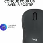 Souris fabriquée en partie en plastique recyclé