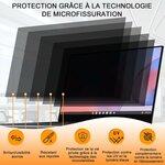 Microlamelles du filtre qui masquent lécran sur les côtés
