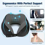 Soutien ergonomique de la nuque, du menton et des côtés