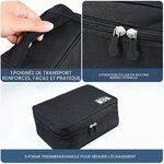 Trousse étanche pour transporter câbles et accessoires