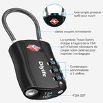 Fonctionnement du cadenas TSA et de son code à trois chiffres