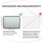 Dimensions de la housse pour ordinateur 14 pouces