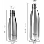 Dimensions de la gourde isotherme