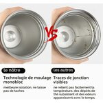 Intérieur en inox dune seule pièce, plus facile à nettoyer