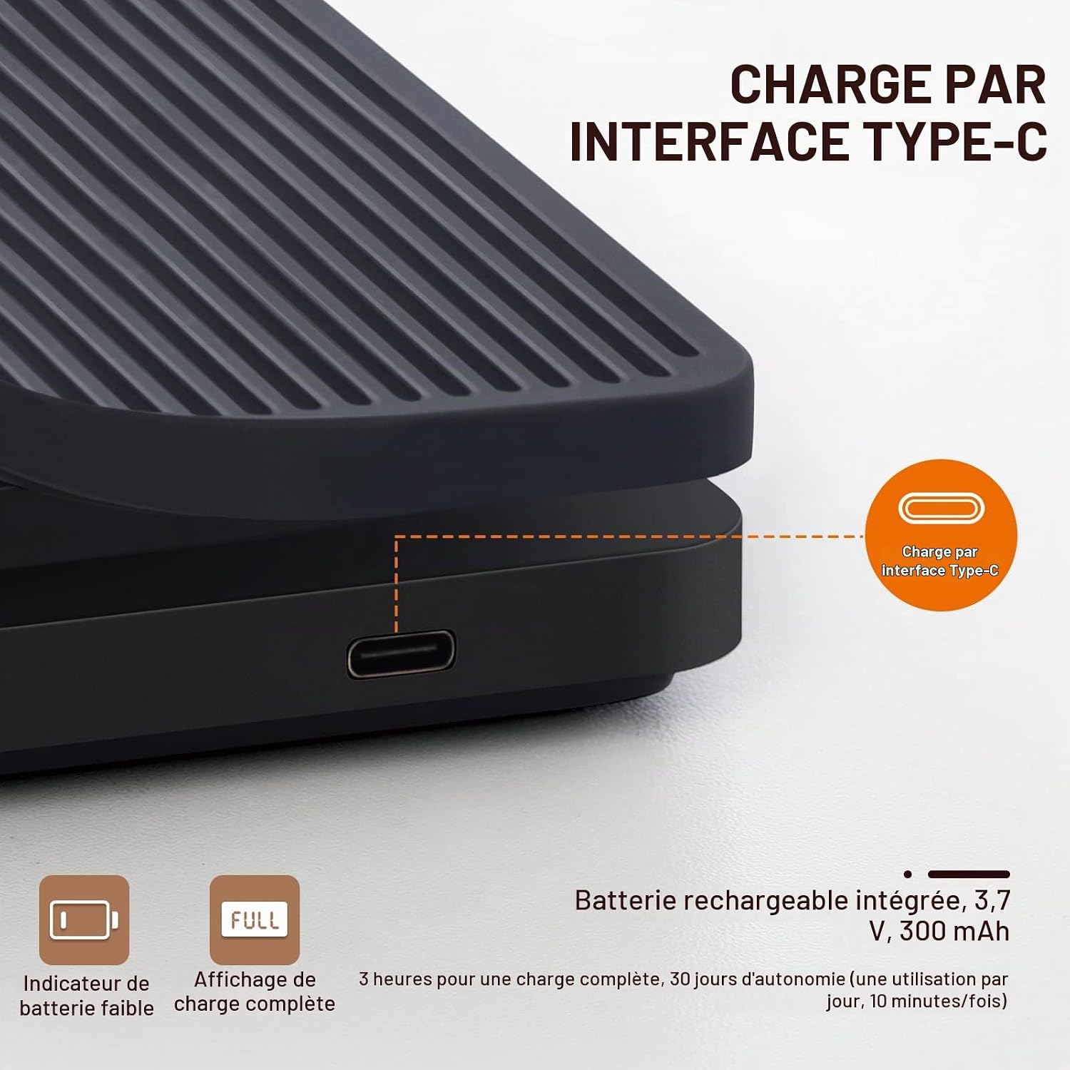 BAGAIL Balance Numérique à Café avec Minuterie, Précision 0.1g, Grand Écran, Tarage Automatique, Boutons Tactiles, Recharge 7