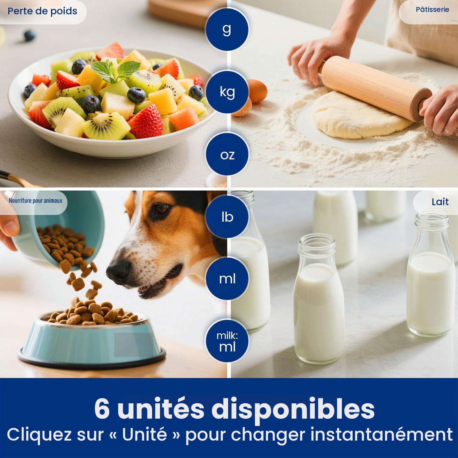 Balance de Cuisine Numérique Rechargeable 15 kg 3