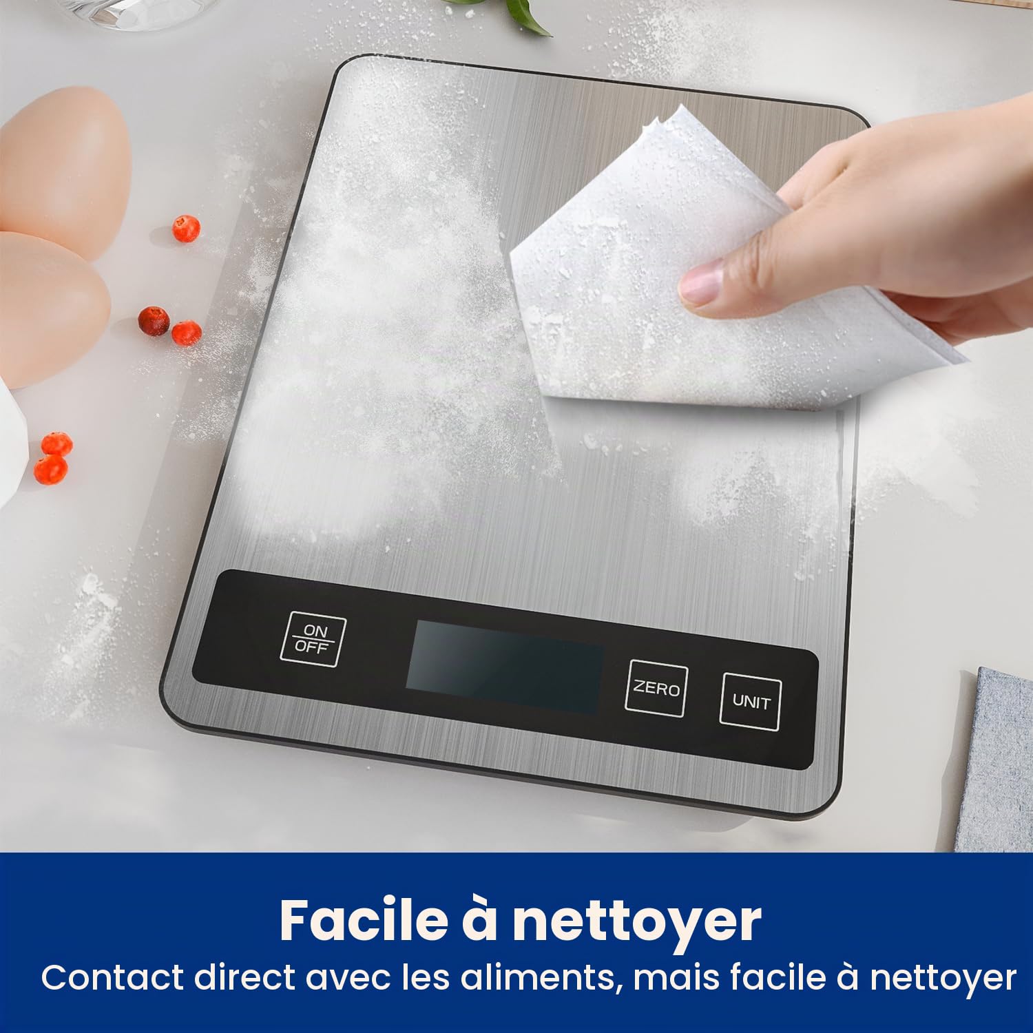 Balance de Cuisine Numérique Rechargeable 15 kg 8