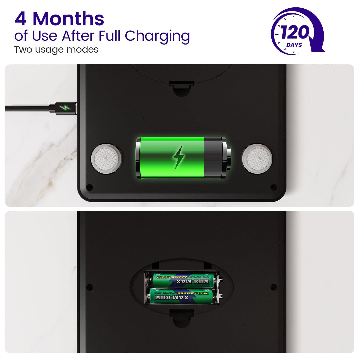 Balance électronique à recharge USB-C Balance de cuisine numérique 02 5