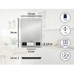 Soehnle Balance de Cuisine Page Profi 200, Balance Culinaire 15 kg Argenté Unique 8