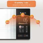 Balance de cuisine numérique avec calcul nutritionnel, écran couleur TFT 4