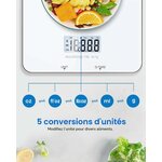 RENPHO Balance de Cuisine Numérique, Cuisson, Café, App 192x167mm 5