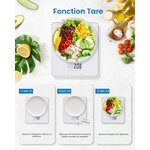 RENPHO Balance de Cuisine Numérique, Cuisson, Café, App 192x167mm 7