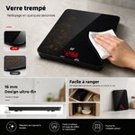 HF 20kg Balance de Cuisine Précision 1g, Grande Plateforme 22x16cm 6
