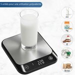 Vitafit 10kg Balance de cuisine numérique, Professionnelle de Pesage Depuis 2001, 6 Unités et Fonction Tare Acier Inoxydabl 4