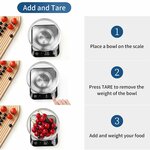 Vitafit 10kg Balance de cuisine numérique, Professionnelle de Pesage Depuis 2001, 6 Unités et Fonction Tare Acier Inoxydabl 7