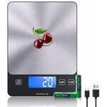 Balance électronique à recharge USB-C Balance de cuisine numérique 02