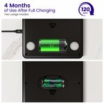 Balance électronique à recharge USB-C Balance de cuisine numérique 02 5
