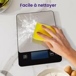 Balance électronique à recharge USB-C Balance de cuisine numérique 02 8