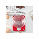 Tefal - Balance de cuisine électronique Optiss - 5kg - Rouge 7