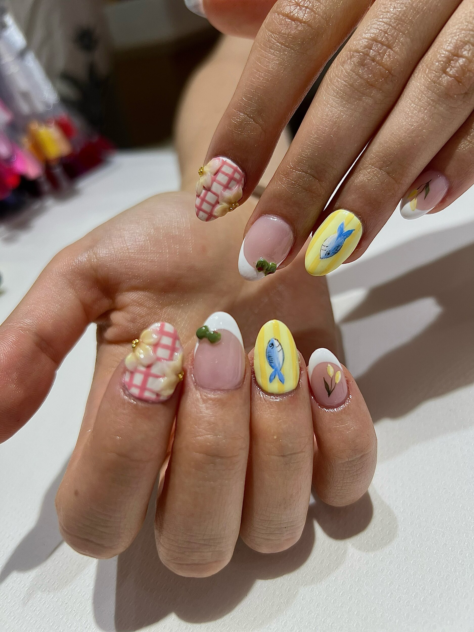 Nail art réalisé chez ÉCI Nails