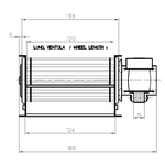 VENTILATEUR 1040001800 14706036 INVICTA CORRIOLO 036LRL14706-2