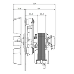 MOTEUR EXTRACTEUR FUMEE NOLA INVICTA 1184018210-3