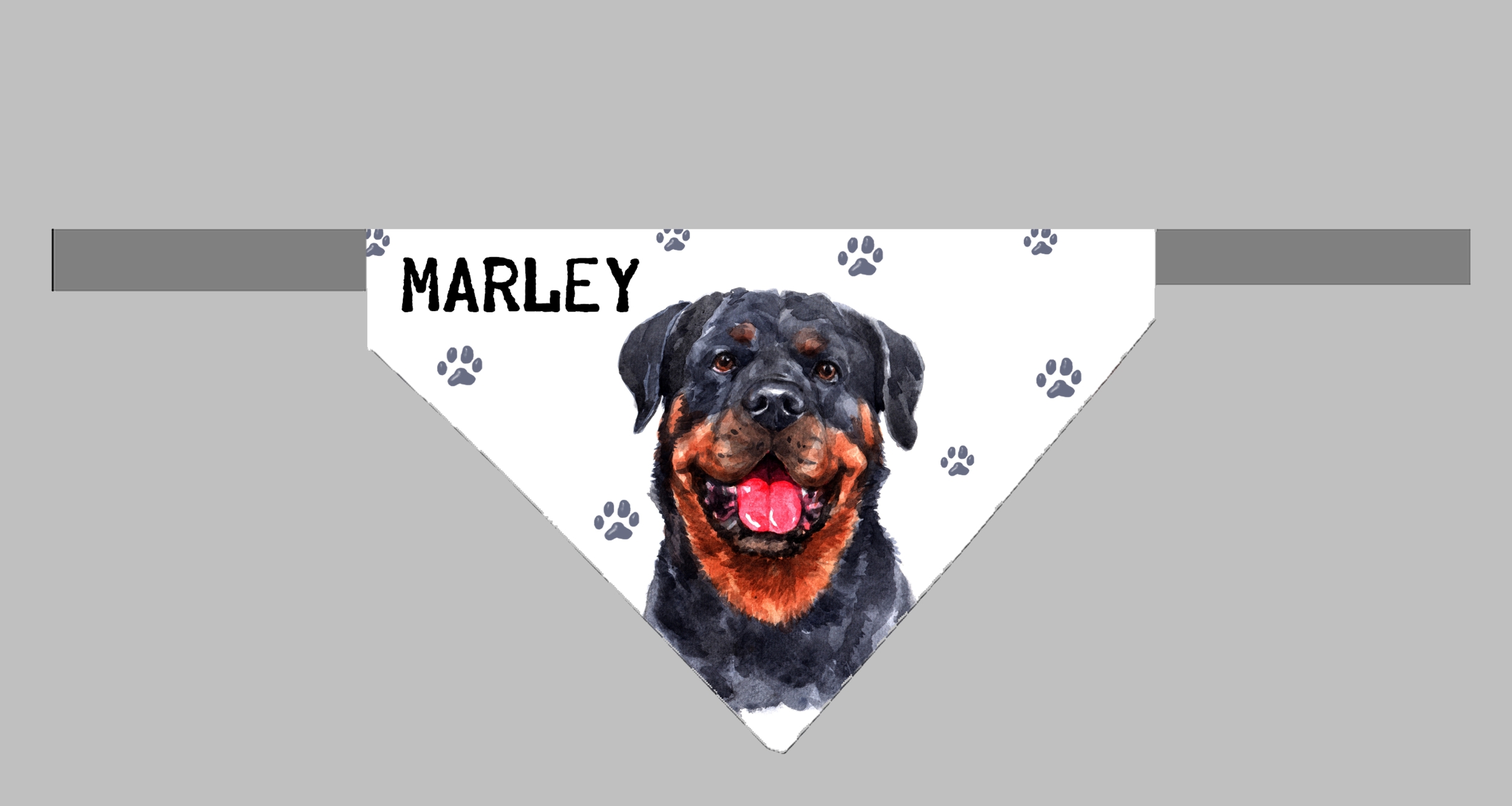 Bandana Scratch Pour Chien Rottweiler Personnalise Avec Le Nom De Votre Animal Chien Bandana Pour Chien Mimi Cadeau